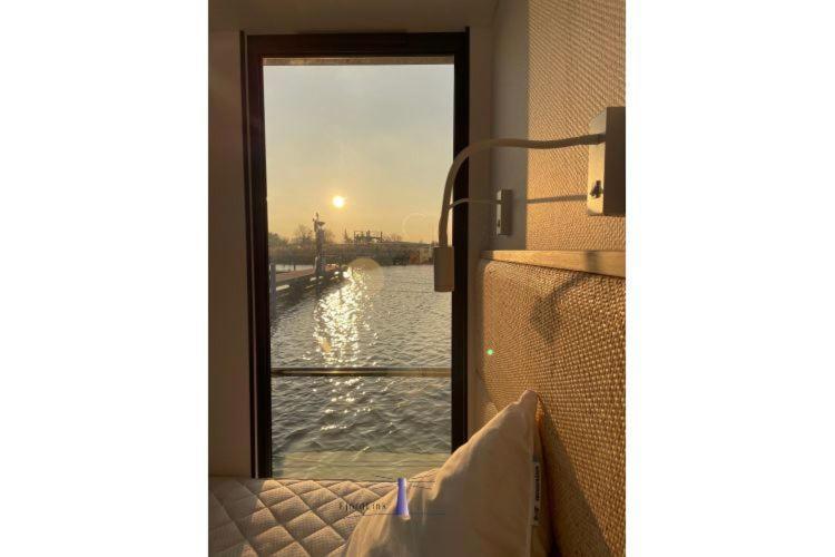 Hausboot Fjord Haven Mit Biosauna In Barth Dış mekan fotoğraf